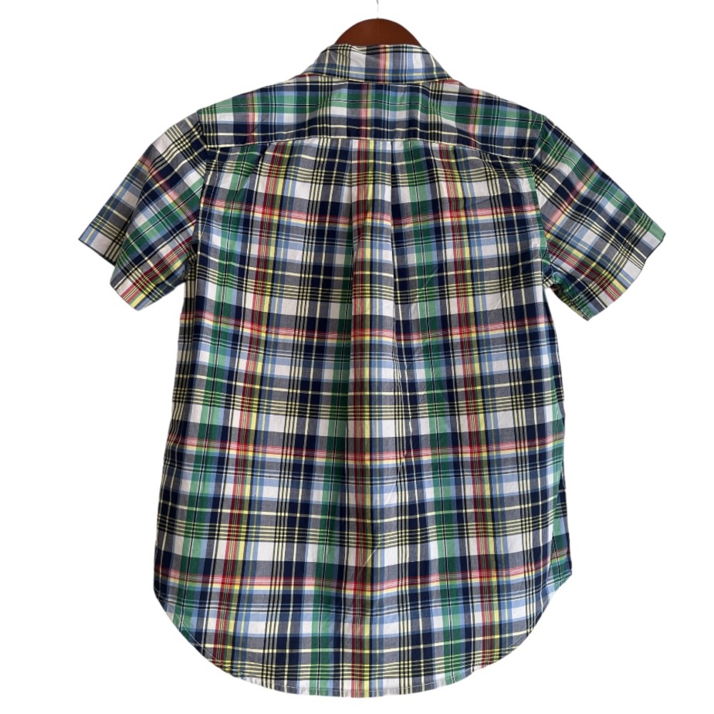 Ralph Lauren boys plaid cotton shirt button down shirt sleeve - Picture 2 of 7